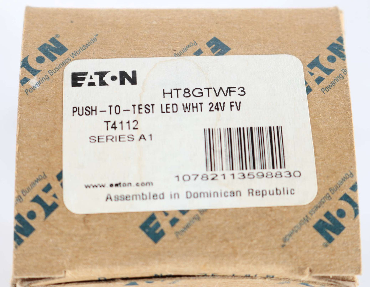 CUTLER HAMMER - HT8GTWF3 - WATERTIGHT AND OILTIGHT BUTTON LED ILLUMINATED W