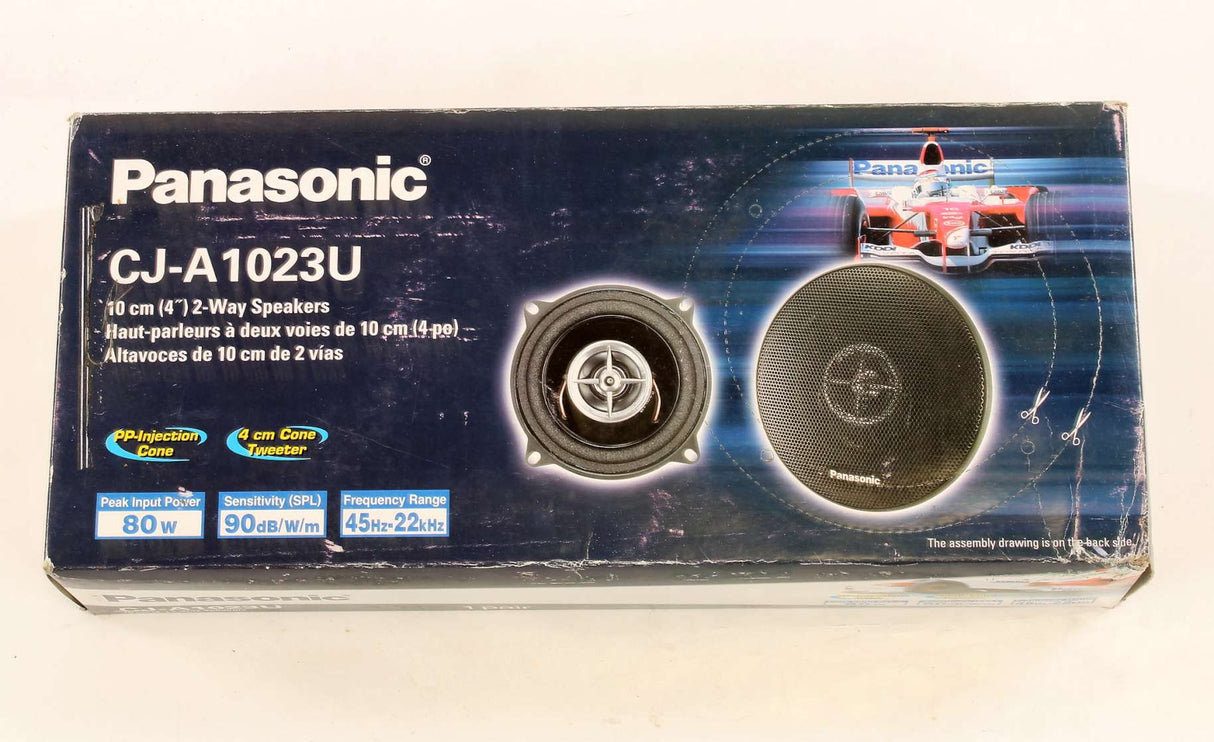 PANASONIC - CJ-A1023U - 4" 2-WAY SPEAKERS 80W PEAK INPUT POWER