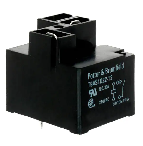 TYCO/POTTER & BRUMFIELD - T9AS1D22-12 - SPST-NO 30A 12V RELAY