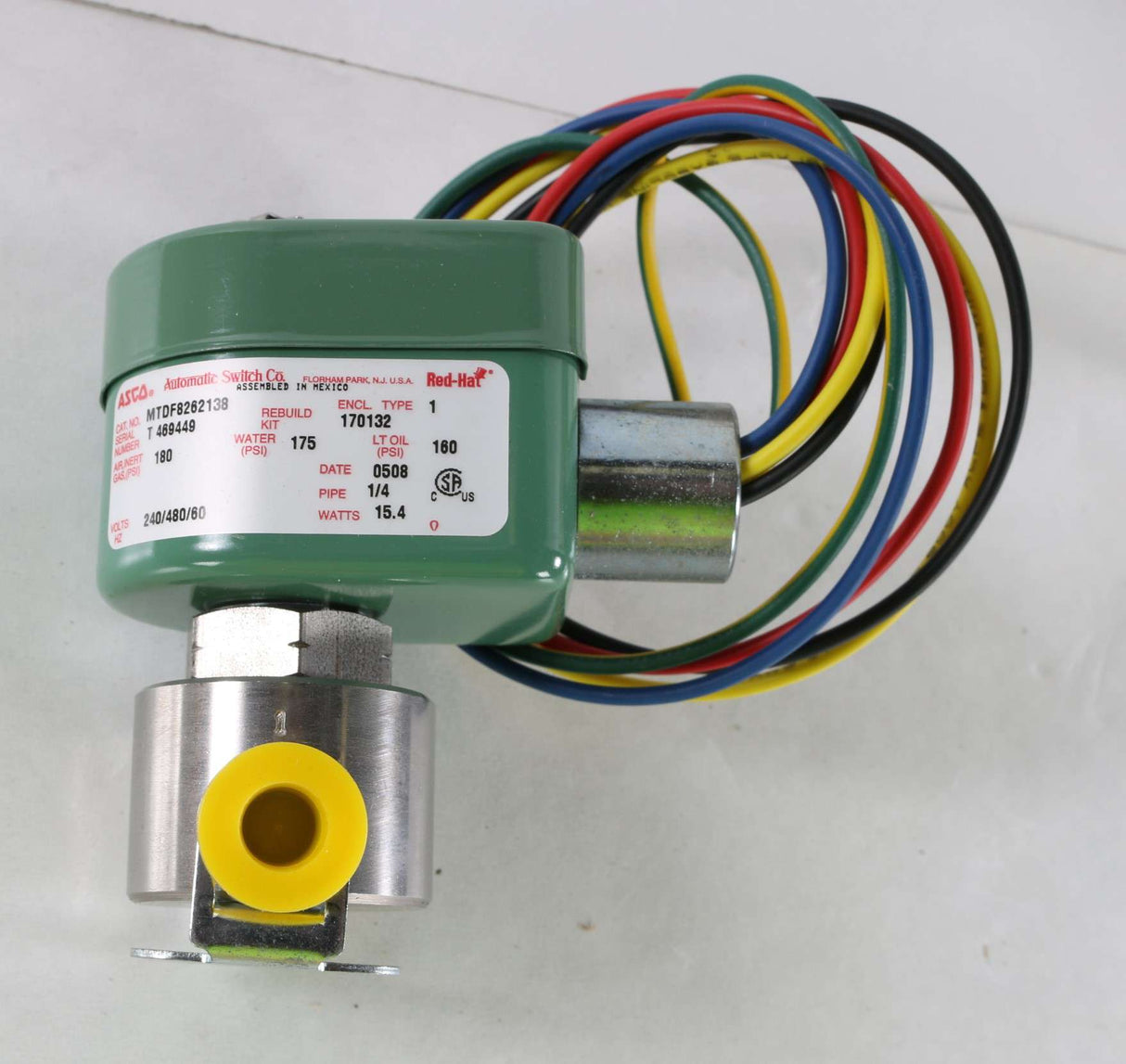 EMERSON - ASCO / JOUCOMATIC / REDHAT - MTDF8262138 - SOLINOID VALVE