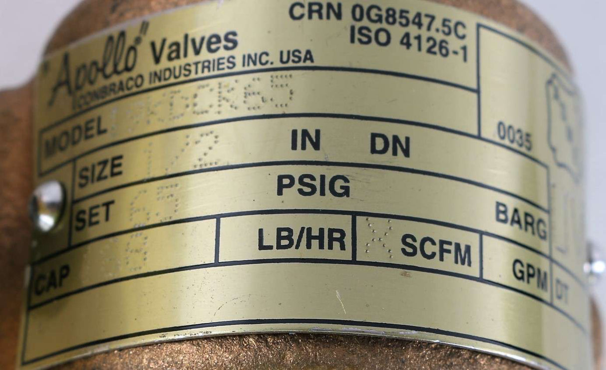 APOLLO - 19-KDCK-65 - RELIEF VALVE_65PSI_050P_AN