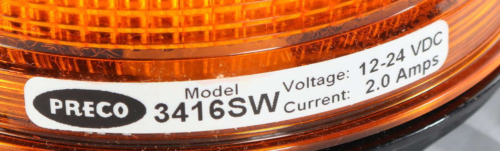 PRECO - 3416SW - STROBE - AMBER-MAGNET MOUNT