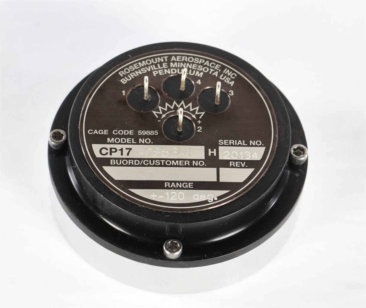 HUMPHREY INC (GOODRICH SENSOR) - CP17-0653-1 - POTENTIOMETER 2K PEND 240D CP1