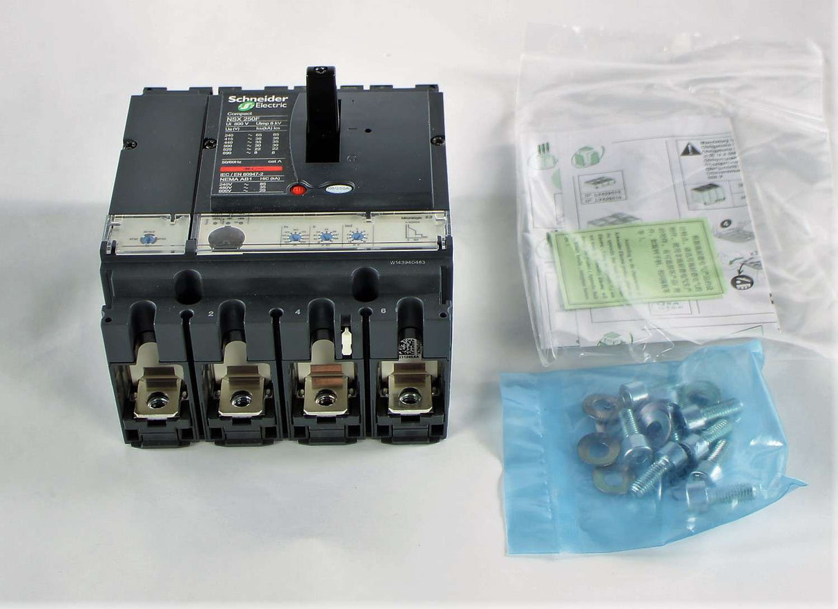 SCHNEIDER ELECTRIC - LV431780 - CIRCUIT BREAKER TYPE NSX250F 4-POLE