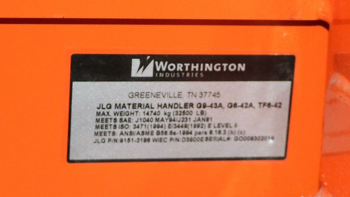 JLG - 91513186 - OPEN CAB