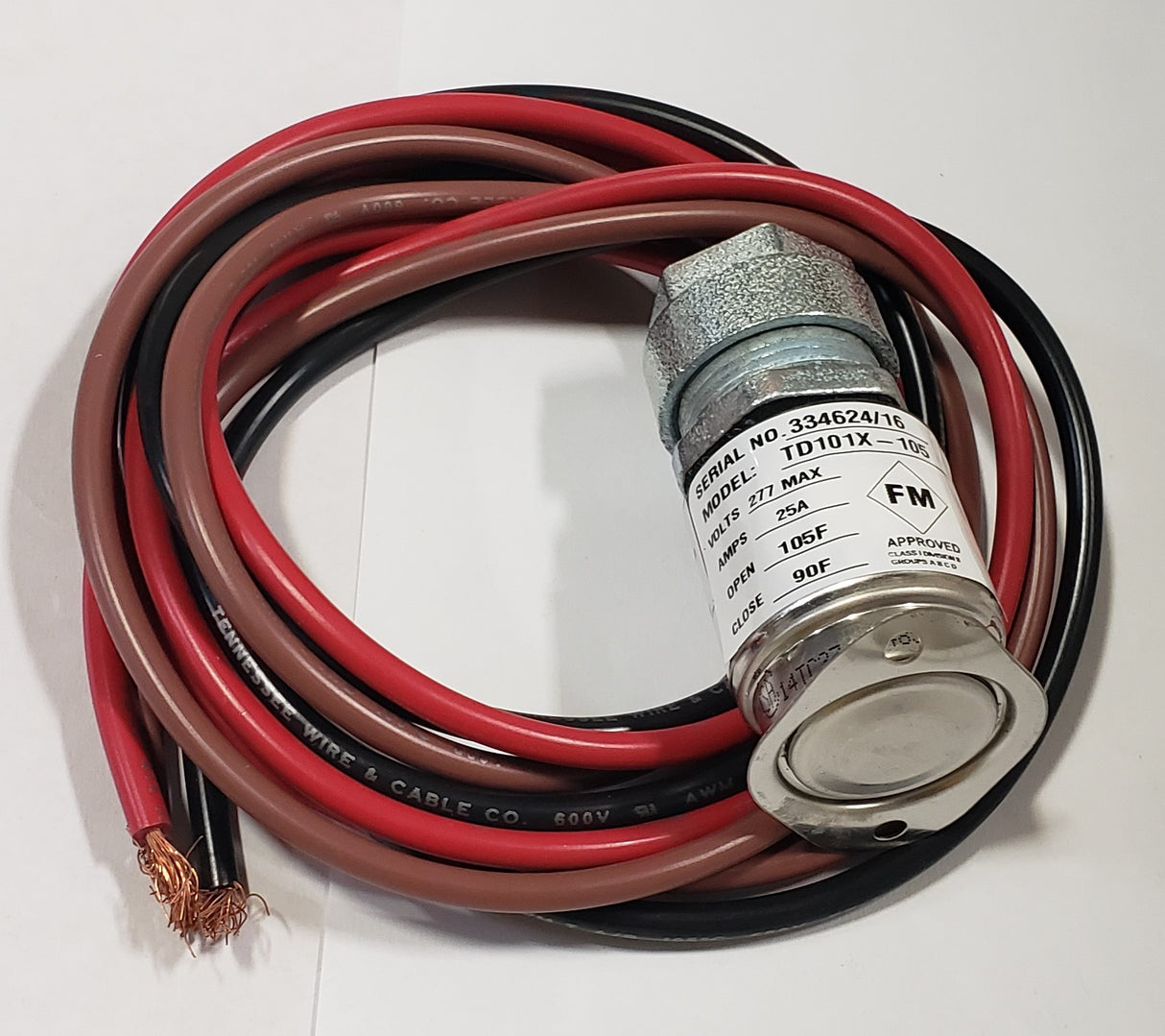 ATLAS COPCO - 2205780084 - THERMOSTAT - SURFACE TEMPERATURE SWITCH 105DEG F
