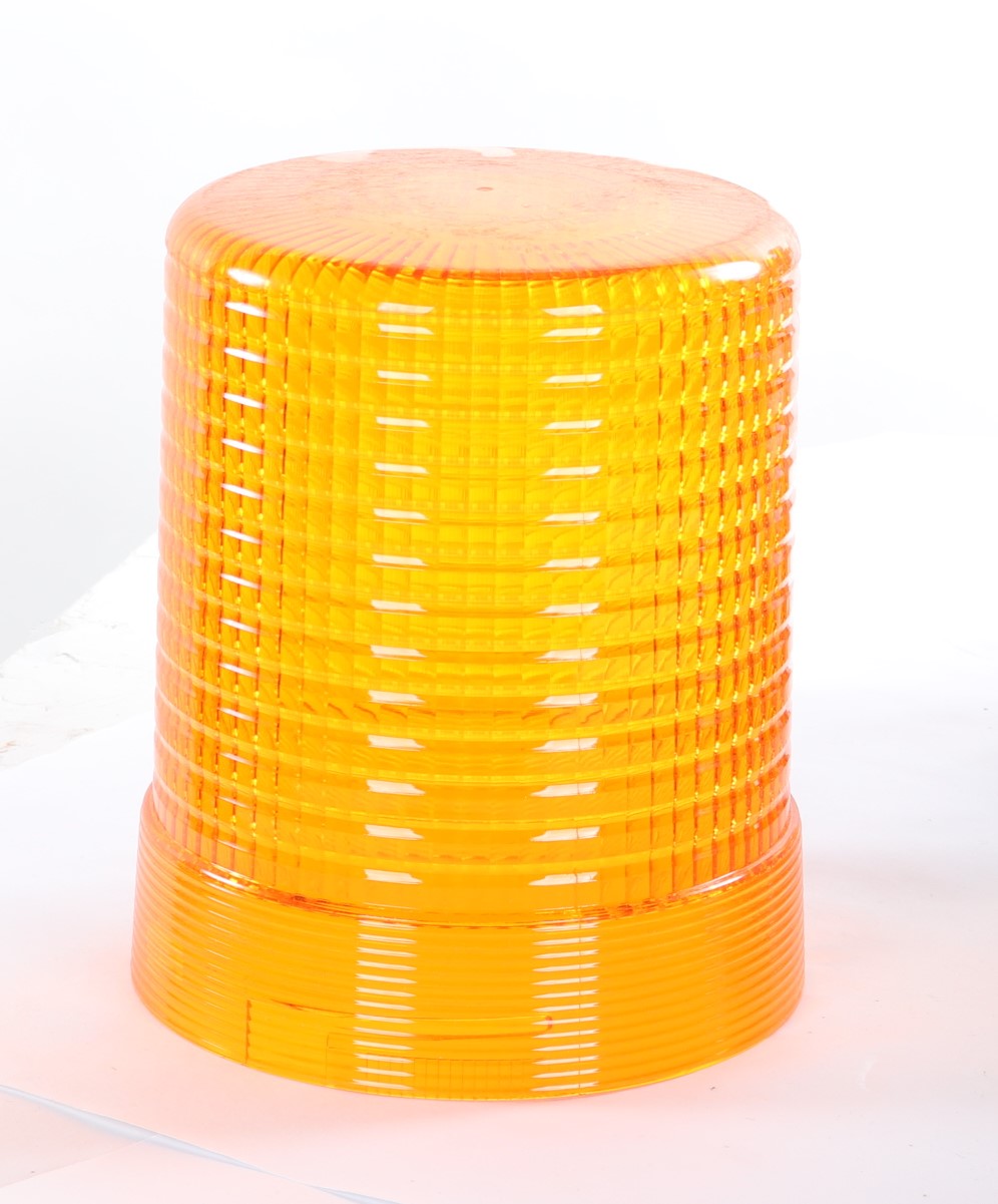 HELLA - 9EL-856.418-001 - AMBER ROTATING BEACON LENS 7.28" X7.28"X6.69"