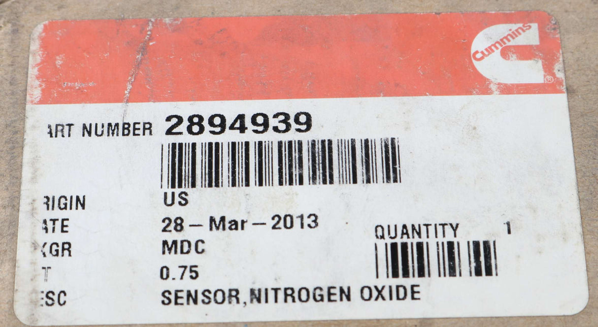 CUMMINS - 2894939 - SENSOR NITROGEN OXIDE