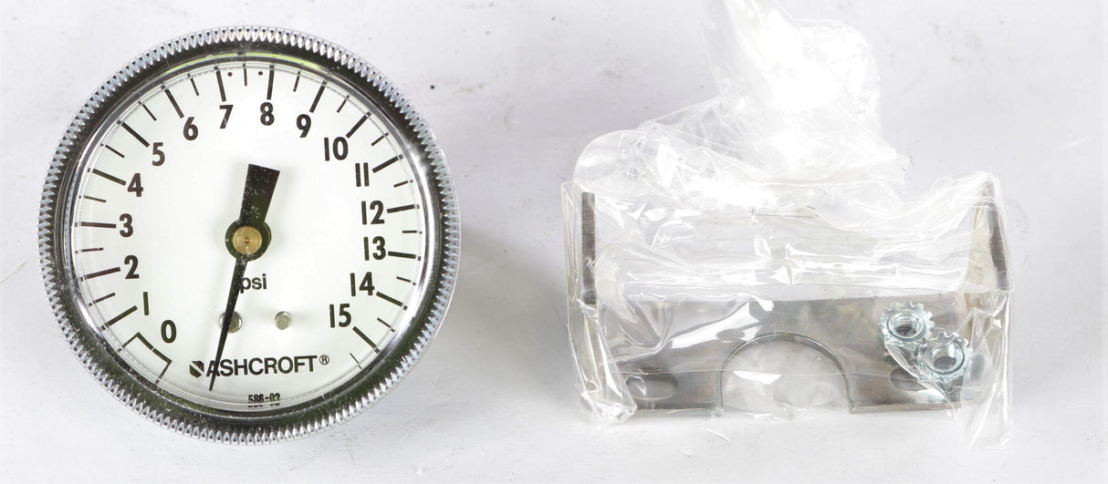 ATLAS COPCO - 1624506257 - PRESSURE GAUGE 0-15PSI 2.5inDIA