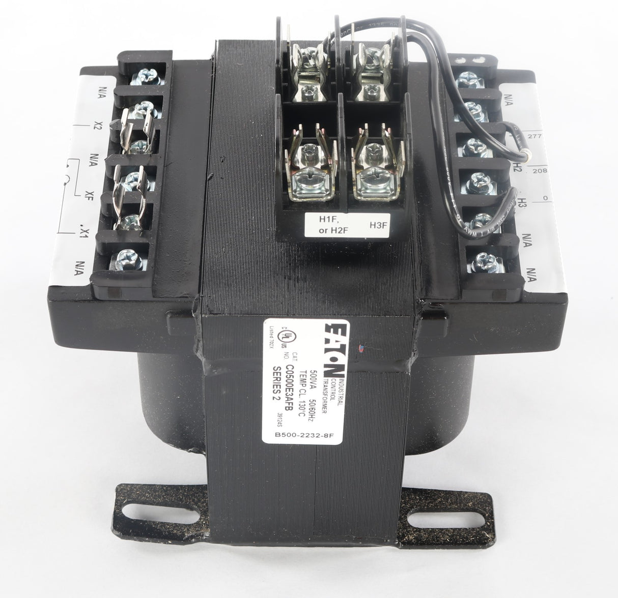 EATON - C0500E3AFB - TRANSFORMER 500VA 208|277V TO 120V 130C TEMP CL.