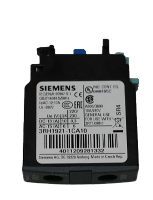 SIEMENS - 3RH1921-1CA10 - AUXILARY CONTACT BLOCK