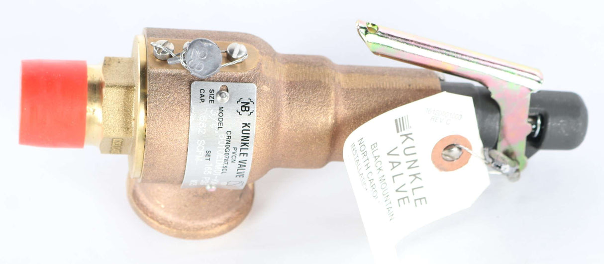 EMERSON - KUNKLE VALVE/CASH - 6010EDDM01-KM - VALVE-RELIEF: .750MNPT 165PSI