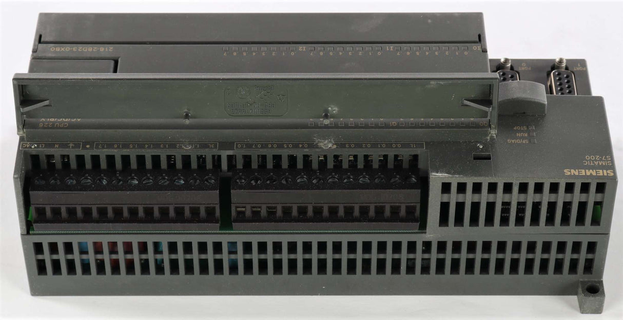 SIEMENS - 6ES7216-2BD23-0XB0 - 226 COM. PROGRAMMABLE LOGIC CONTROL MODULE