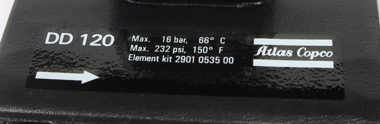 ATLAS COPCO - 1617720300 - DD120 FILTER ASSEMBLY 16 BAR