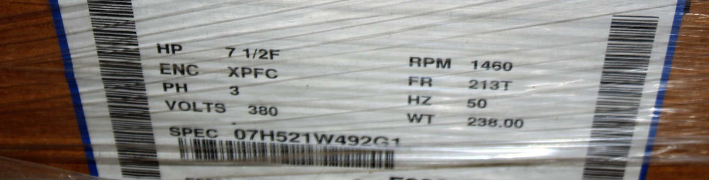 BALDOR  - 07H521W492G1 - ELECTRIC MOTOR 7.5HP 380V 50Hz 213T