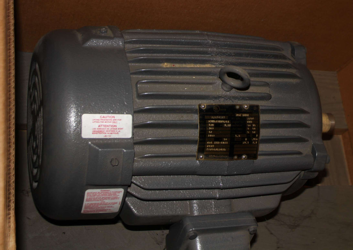 BALDOR - 07H521W492G1 - ELECTRIC MOTOR 7.5HP 380V 50Hz 213T