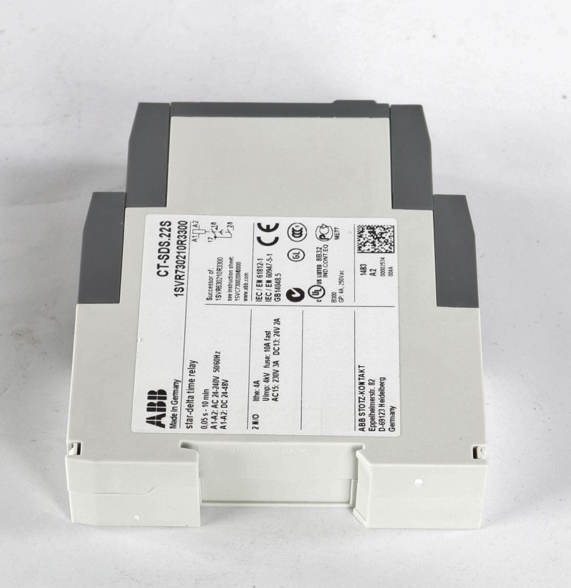 GE - CT-SDS.22S - STAR-DELTA TIME RELAY