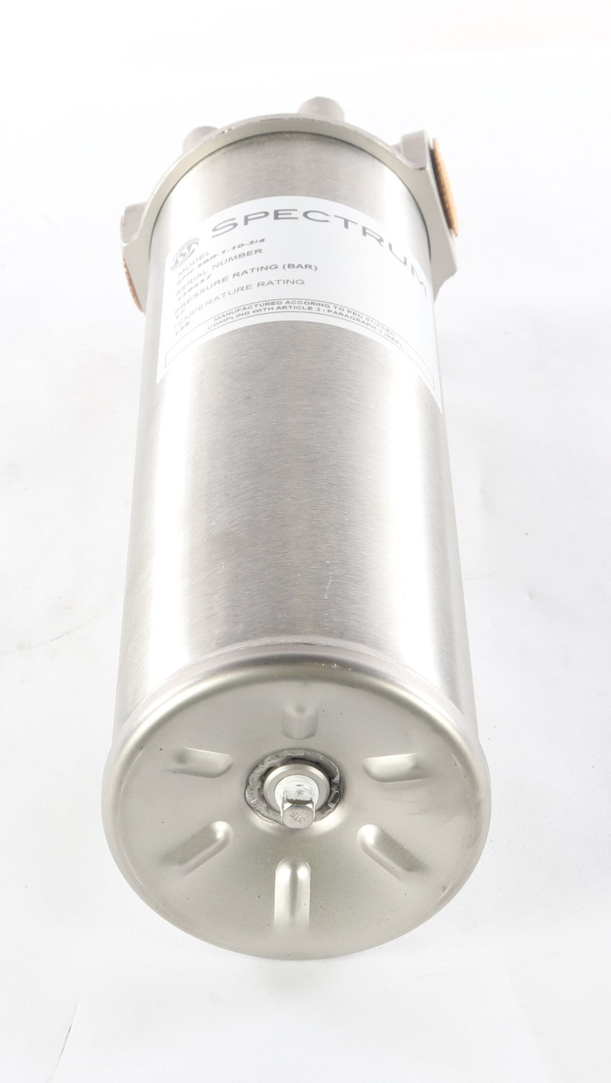 SPECTRUM FILTRATION - EFH-SBR-1-10-3/4 - FILTER HOUSING - STAINLESS STEEL
