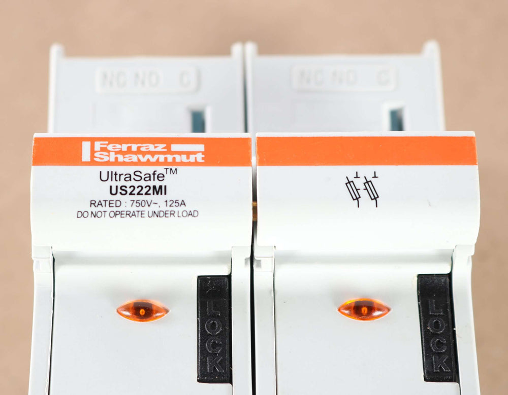 MERSEN - US222MI - ULTRA SAFE FUSEHOLDER 2POLE FOR 22MMX58MM FUSES