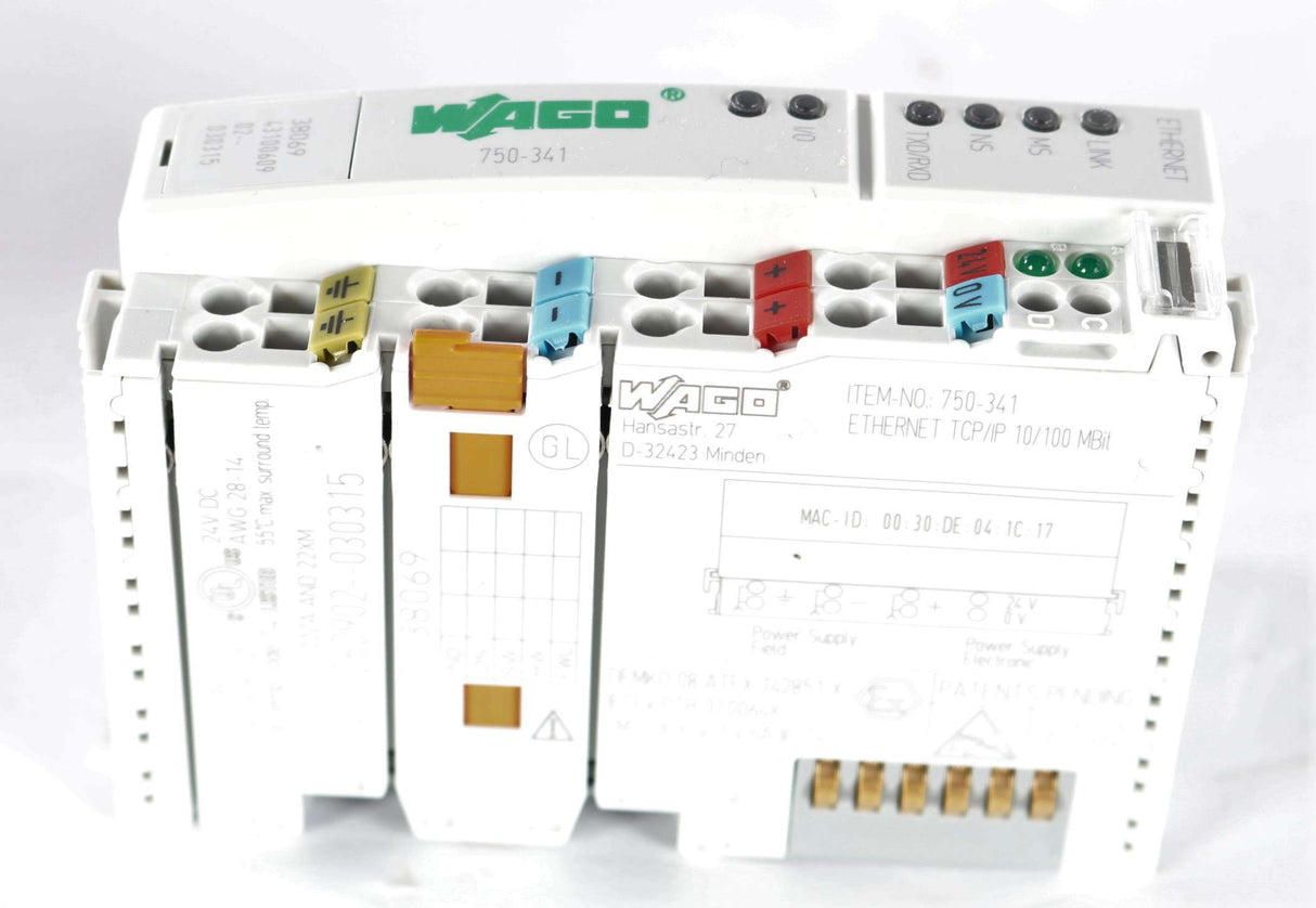 WAGO - 750-341 - ETHERNET TCP/IP 10/100 MBIT I/O COUPLER
