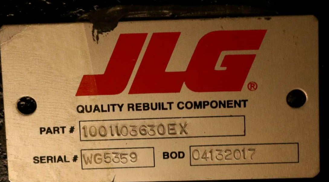 JLG - 1001103630EX - AXLE - REAR STEERING - REMAN