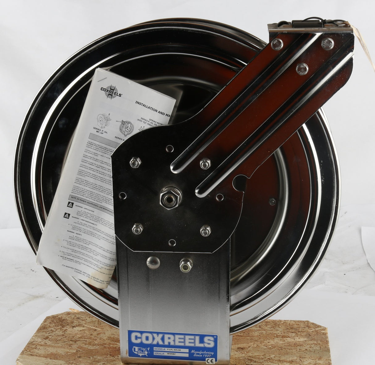 COX REELS - P-LPL-425-SS - HOSE REEL-1|2in STAINLSS