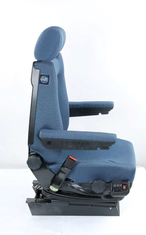 USSC (UNITED STATES SEATING) - 9110-803108015201A7-55L4 - DRIVER SEAT - BLUE CLOTH
