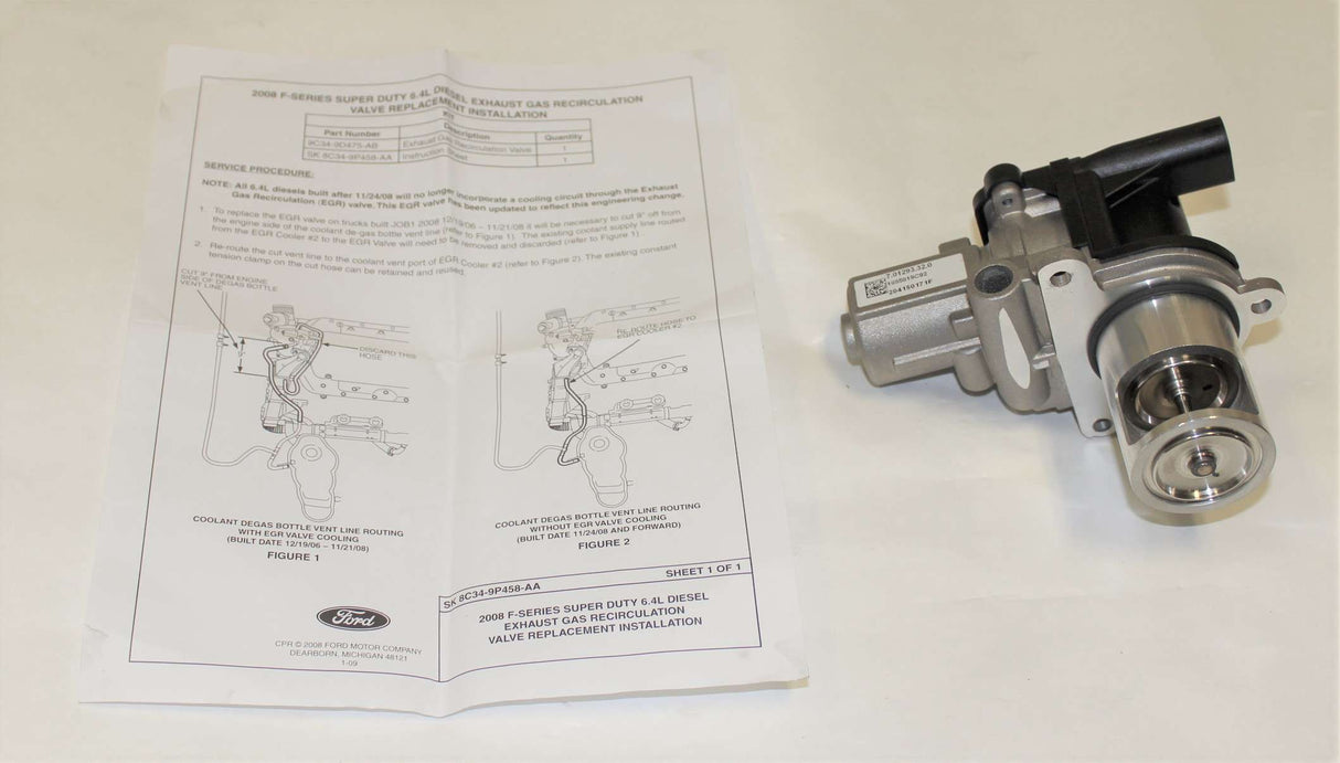FORD - 9C34-9D475-AB - EGR VALVE KIT MOTORCRAFT CX2366