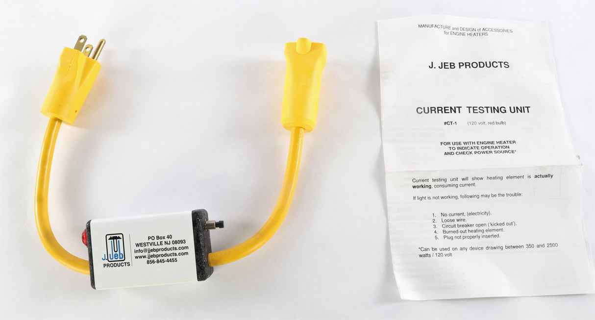 J. JEB CO. - CT1 - CURRENT TESTING UNIT