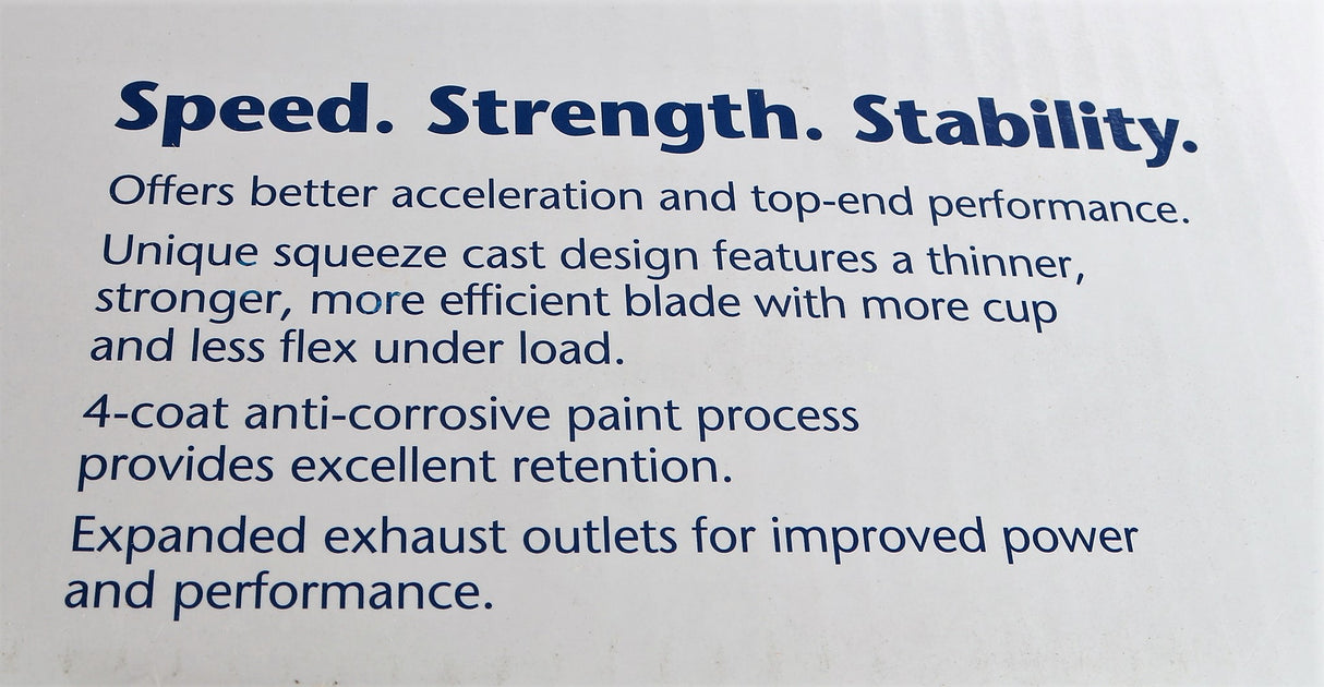 IWS - 14X11RH - QL MARINE 3-BLADE D SERIES ALUMINUM PROPELLER