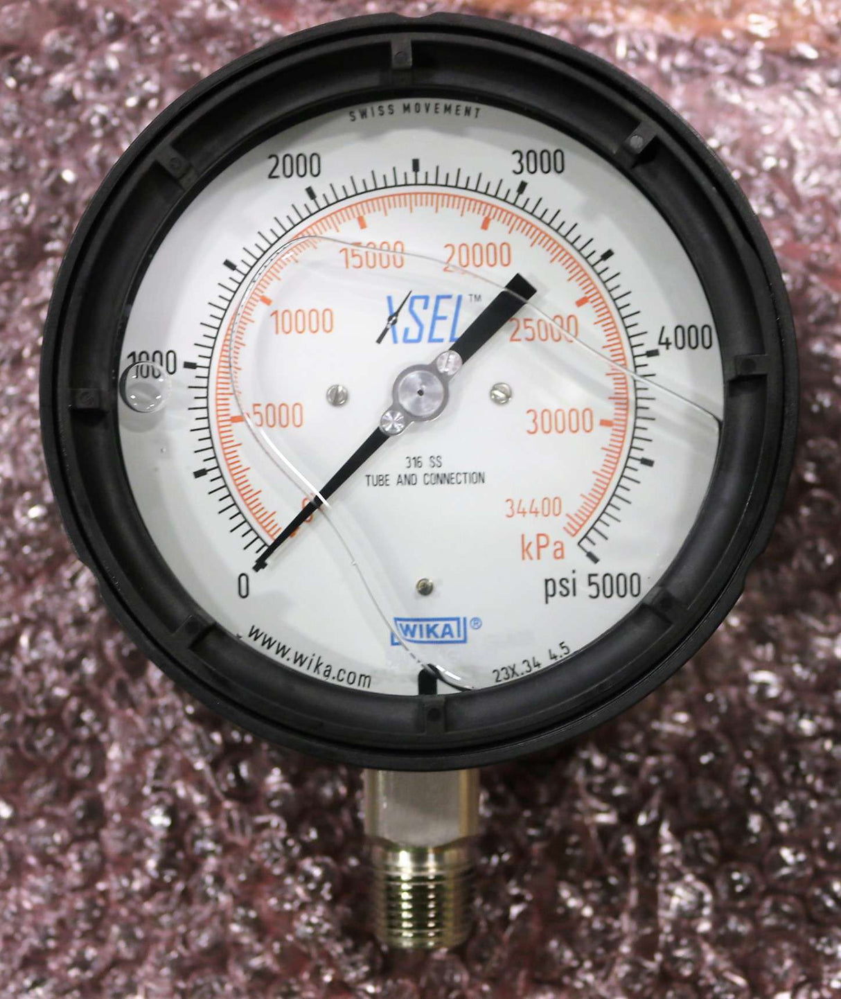 WIKA - 9838228 - GAUGE 5000PSI 4.5in