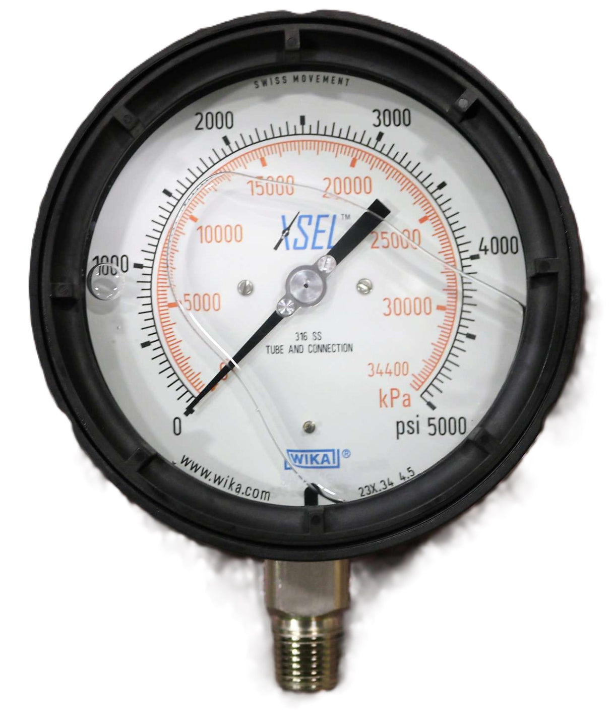 WIKA - 9838228 - GAUGE 5000PSI 4.5in