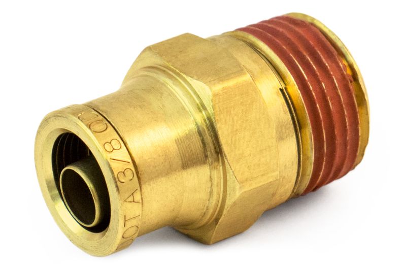 PARKER - 68PMT62 - FITTING - BRASS 3/8in PUSH X 1/8inNPT