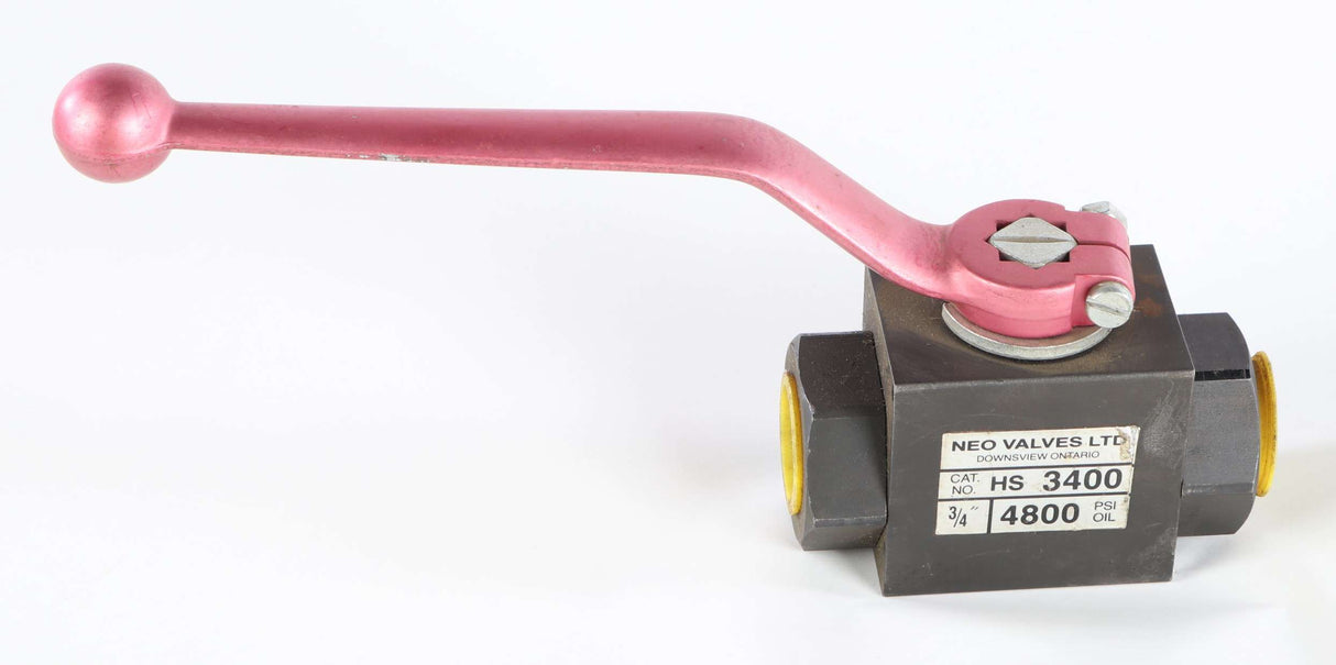 IWS - HS3400 - VALVE 3/4IN 4800PSI OIL - NEO VALVES LTD