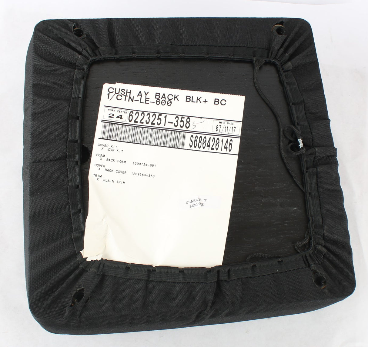 BOSTROM - 6223251358 - BACK CUSHION KIT