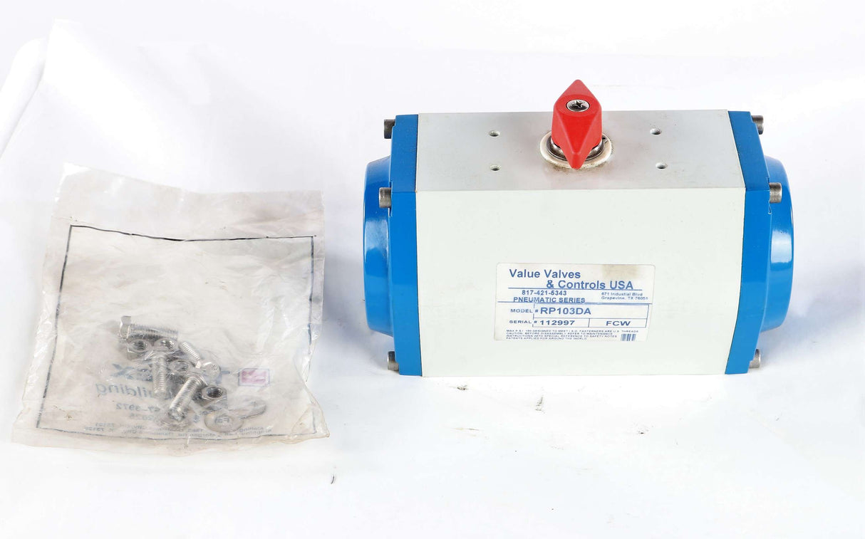 IWS - RP103DA - ACTUATOR  AIR  DOUBLE ACTING - VALUE VALVES