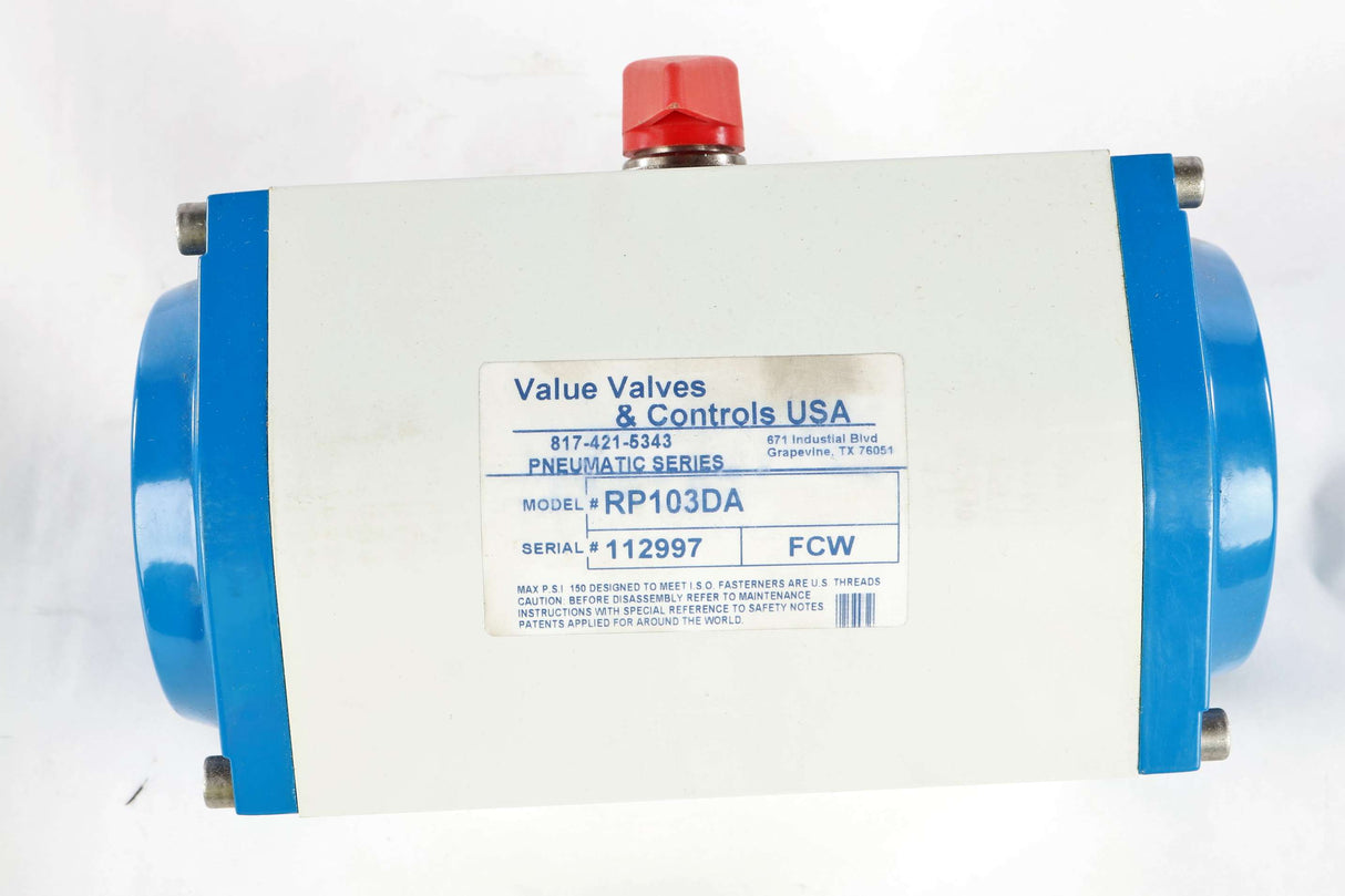 IWS - RP103DA - ACTUATOR  AIR  DOUBLE ACTING - VALUE VALVES