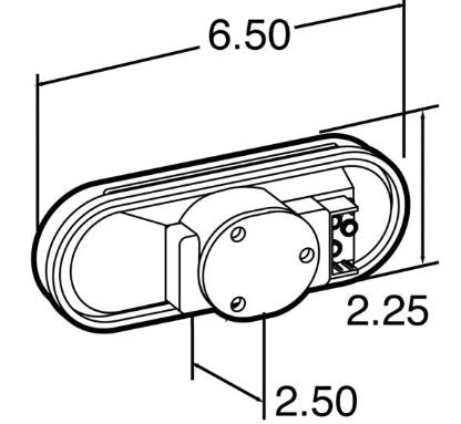 TRUCK-LITE - 60201R - VERTICAL/HORIZONTAL MOUNT  REAR TURN SIGNAL  12V