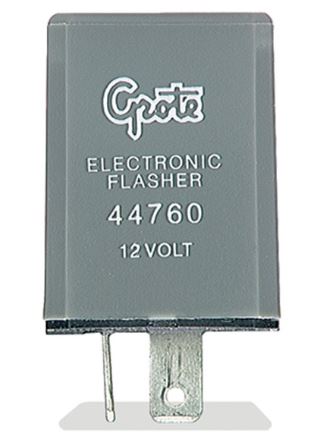 GROTE - 44760 - FLASHER 3 TERMINAL EUROPEAN 12V