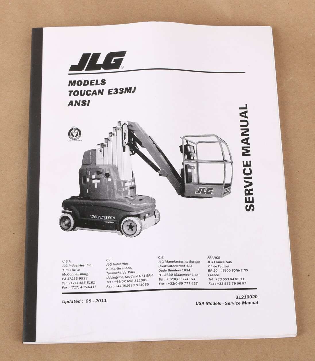 JLG - 91504002 - MANUAL SERVICE TF6-42