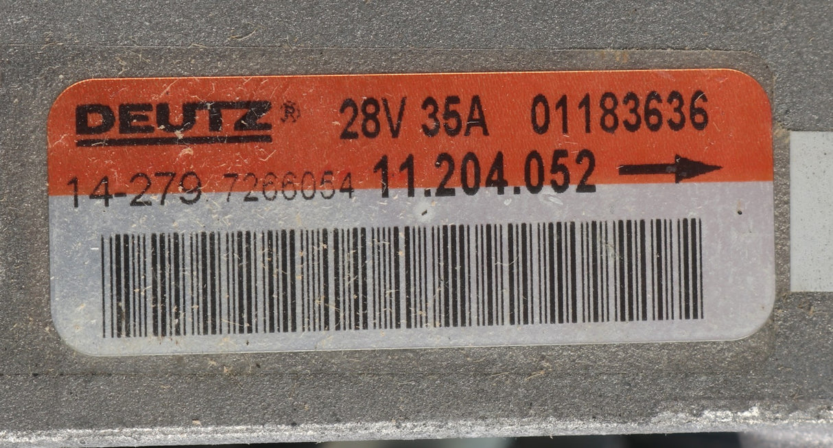 DEUTZ DIESEL - 0118-3636 - ALTERNATOR