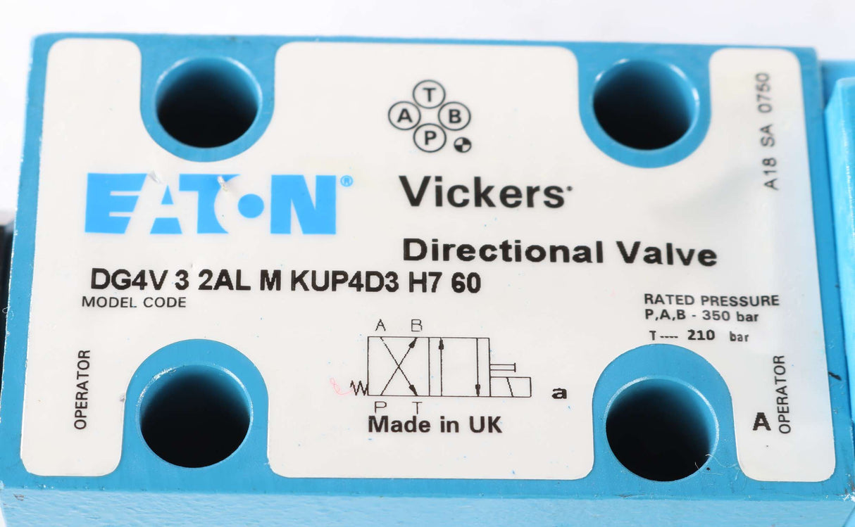 VICKERS - DG4V-3-2AL-M-KUP4D3-H7-60 - SOLENIOD VALVE