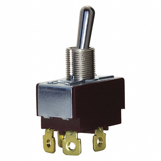 CUTLER HAMMER  - 7502K13 - TOGGLE SWITCH  ON-OFF-ON  NON ILLUMINATED