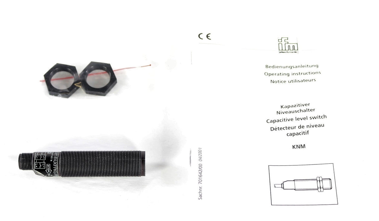 IFM ELECTRONIC - KN5113 - CAPACITANCE LEVEL SWITCH