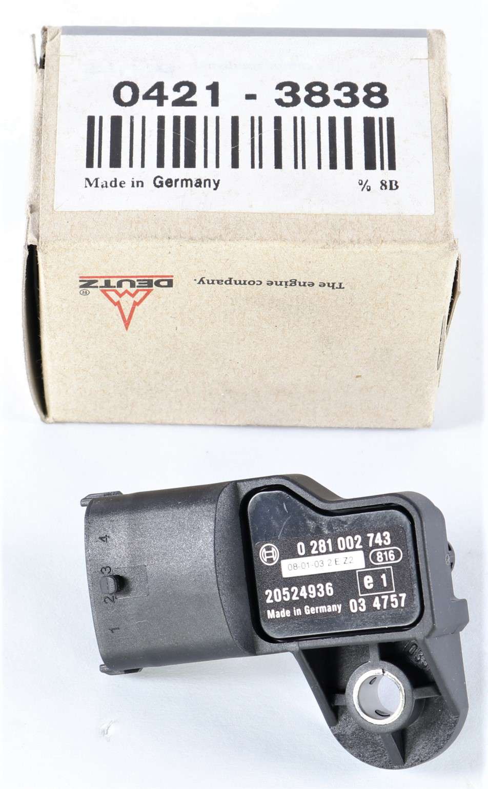 DEUTZ DIESEL - 0421-3838 - AIR PRESSURE SENSOR