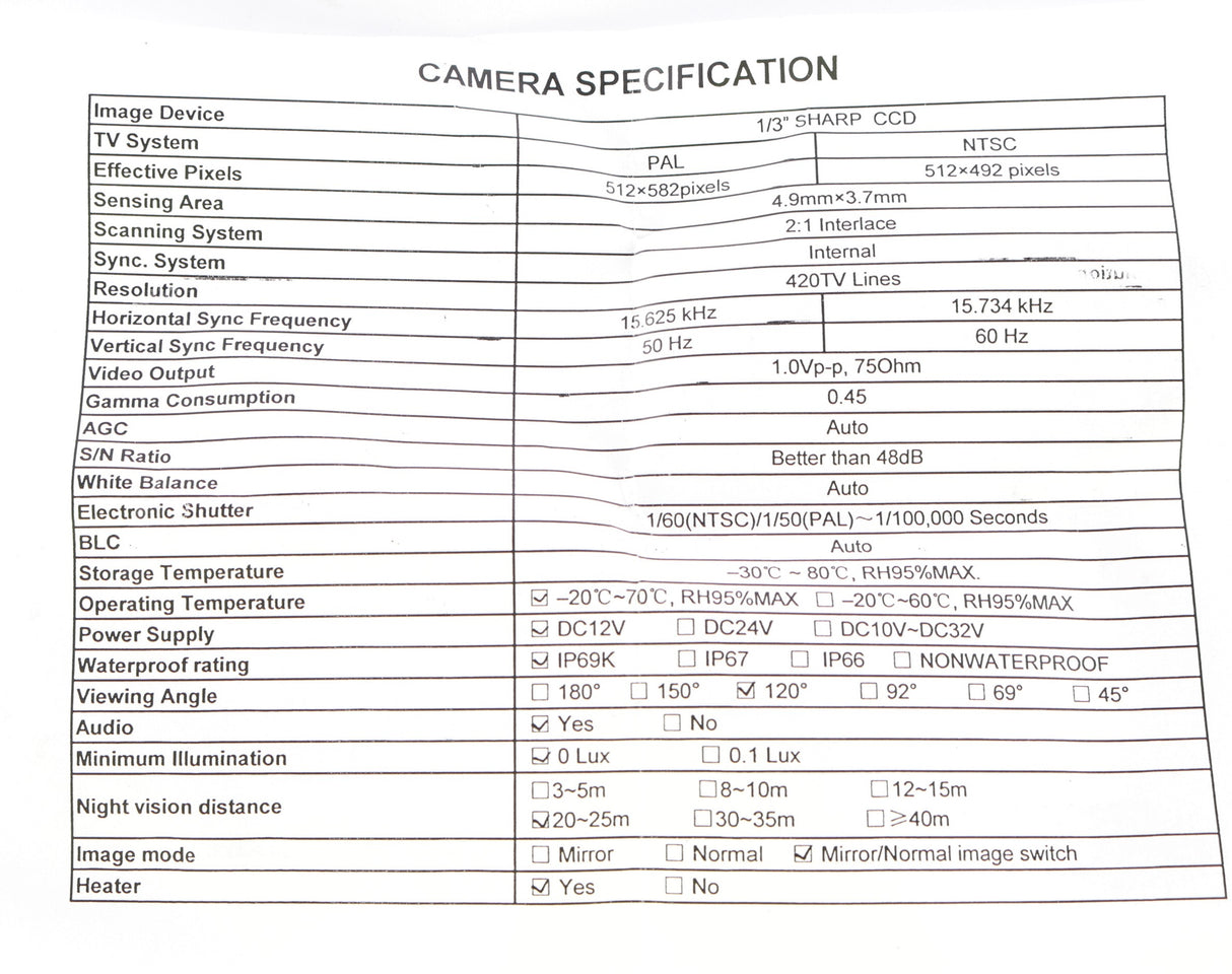 PROVIX - SP-3B086B4-B28AH - CAMERA-1/3IN CCD COLOR 28ID