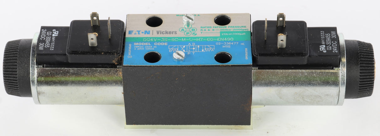 VICKERS - DG4V-3S-6C-M-U-H7-60-EN490 - DIRECTIONAL CONTROL VALVE 24VDC 30WATT