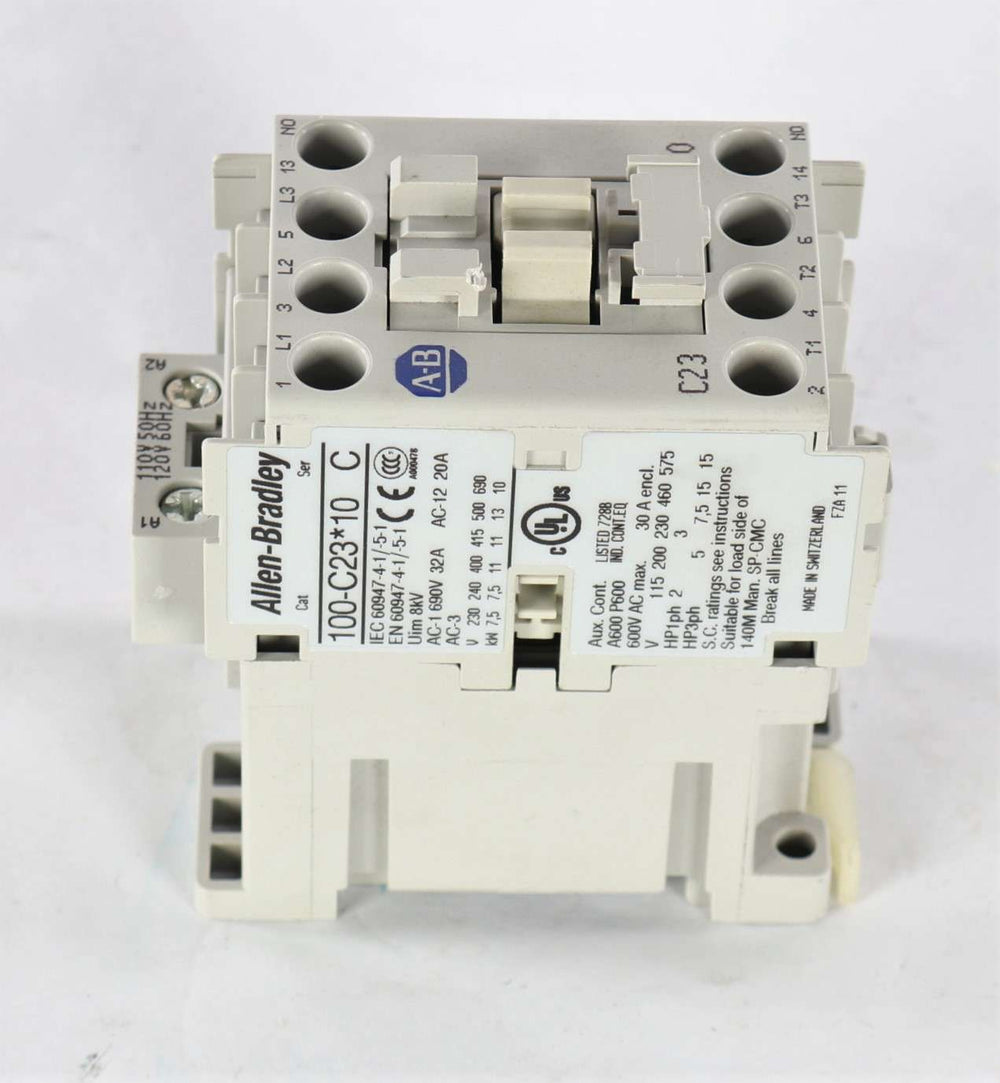 ALLEN-BRADLEY - 100-C23D10 - CONTACTOR 23A 3P 120V COIL