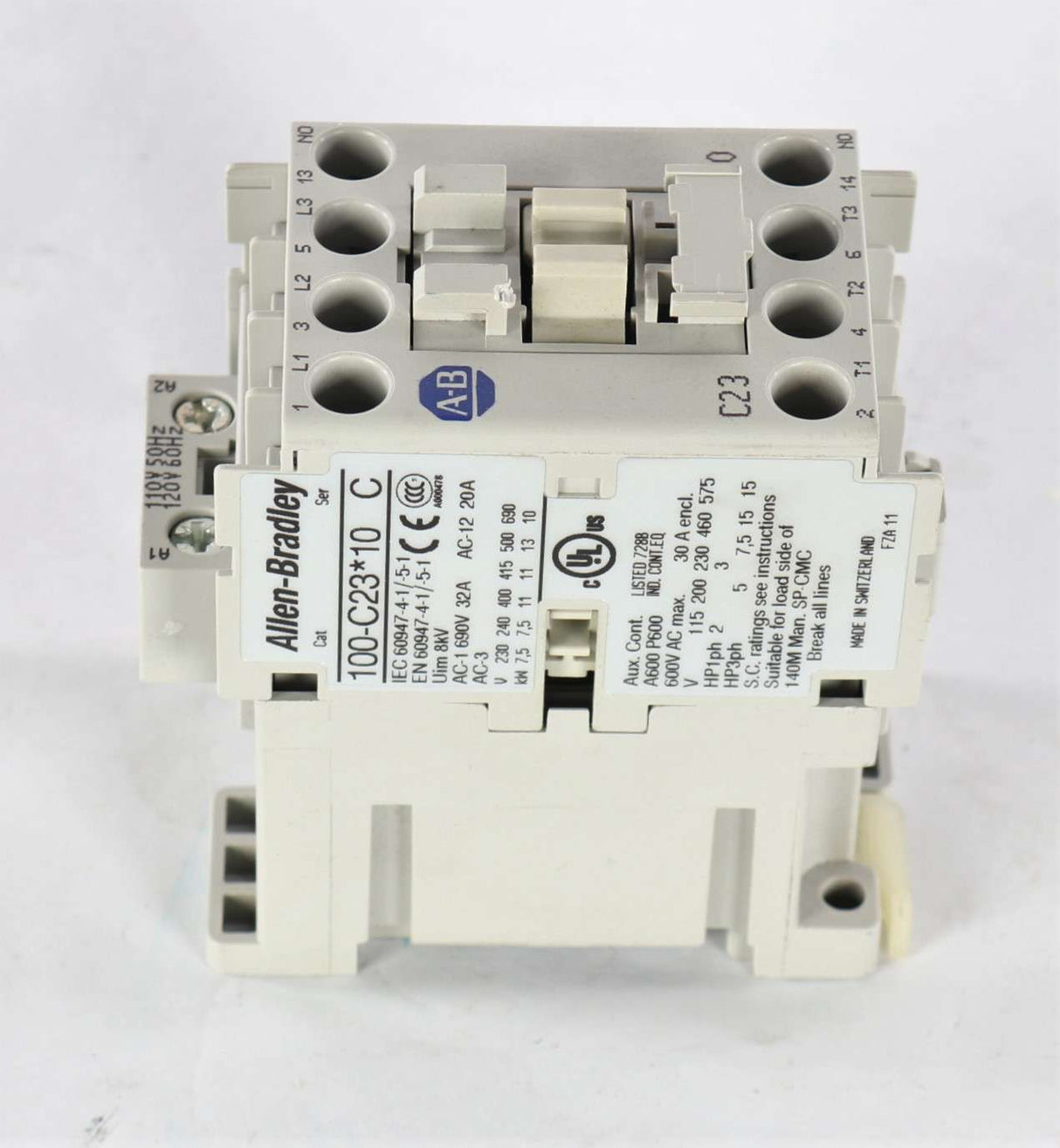 ALLEN-BRADLEY - 100-C23D10 - CONTACTOR 23A 3P 120V COIL