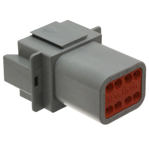 DEUTSCH - DT04-08PA - CONNECTOR RCPT HOUSING 8 POS